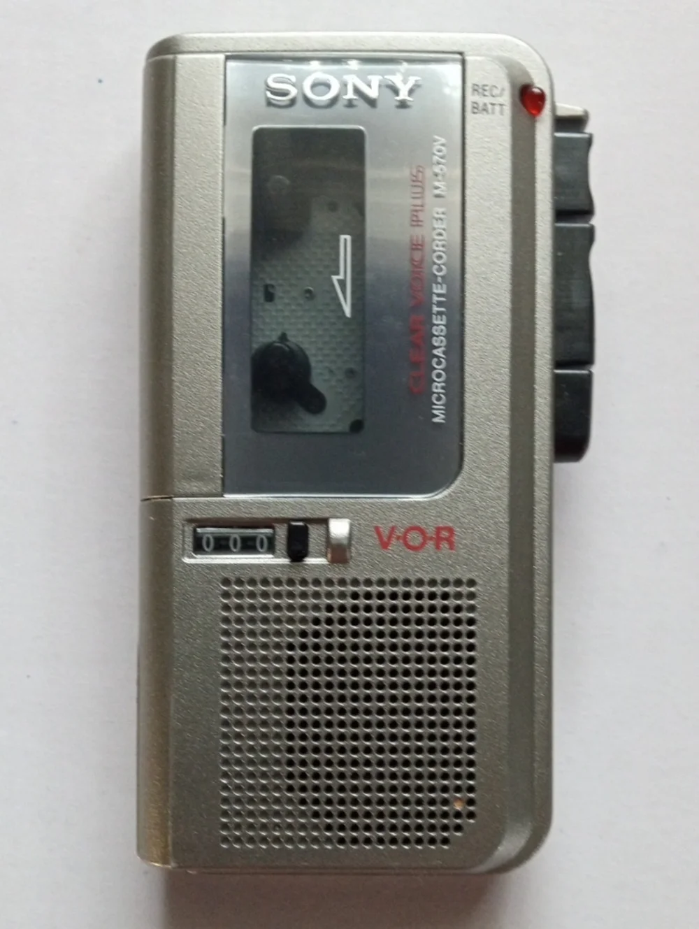 Sony Vintage Silver Microcassette Voice Recorder